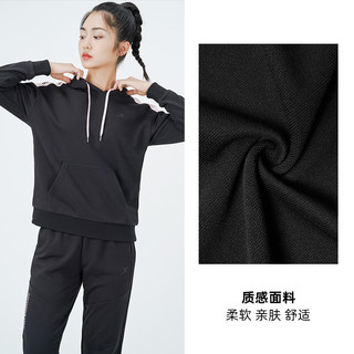 特步运动套装女2021秋季新款两件套时尚女装长袖运动服跑步套装