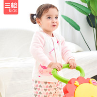 三枪费雪幼童儿童保暖衣中小童宝宝开衫上衣裤子加厚A类纯棉外穿