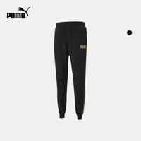 PUMA彪马官方正品 新款男子休闲印花抽绳收口长裤METALLIC 587664