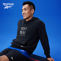 Reebok锐步官方2021冬季新款男女LM莱美HF2755运室内训练健身卫衣