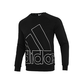 adidas 阿迪达斯 M BIG LO SWT FT 男子运动卫衣 HB5085 黑色 M