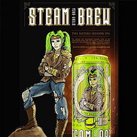 STEAM BREW 斯汀姆(STEAM BREW) IPA柠檬味精酿啤酒500ml*6听果啤德国原罐进口