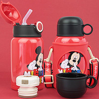 Disney 迪士尼 不锈钢双盖保温杯 500ML带硅胶杯套
