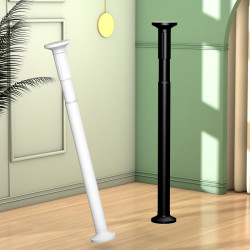 免钉安装窗帘伸缩杆超长窗帘挂杆