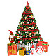新新精艺 圣诞树套餐1.5米 圣诞节装饰彩灯挂件饰品摆件家用商场办公室元旦晚会新年小型场景布置道具套装
