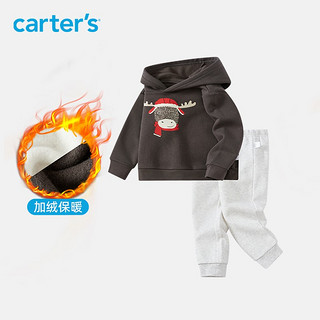 Carter's 孩特 儿童加绒卫衣套装