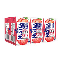 PLUS会员：Nestlé 雀巢 茶萃桃子清乌龙果汁 250ml*6联包