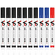 亲子会员：VIZ-PRO 黑色可擦水性白板笔 10支(7黑2蓝1红)