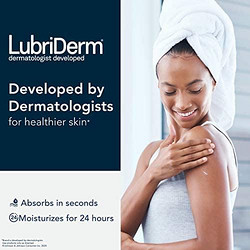 Lubriderm Advanced Therapy 保湿乳液 含维生素E和B5，深层补水，16液体盎司/473毫升（2件）