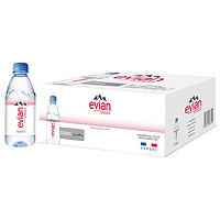 PLUS会员：evian 依云 矿泉水 330ml*24瓶