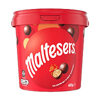maltesers 麦提莎 自营MALTESERS麦提莎麦丽素脆心巧克力桶装零食465g