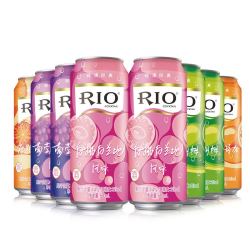RIO 锐澳 洋酒 预调 鸡尾酒 果酒 清爽系列 500ml*8罐（4种口味）