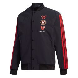 adidas 阿迪达斯 NEO男装外套2021秋季新款迪士尼棒球服立领夹克 GE7764