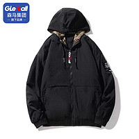 Glemall 哥来买 森马集团旗下GleMall冬季新款潮流防风时尚男装加绒宽松保暖夹克
