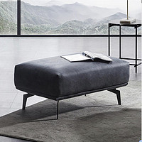 UVANART 优梵艺术 莫里斯科技布沙发意式轻奢布艺沙发脚踏