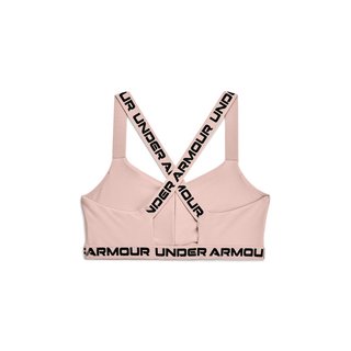 安德玛 UNDER ARMOUR官方UA新品 Strappy女子训练运动内衣-低强度1370896 粉红色667 L
