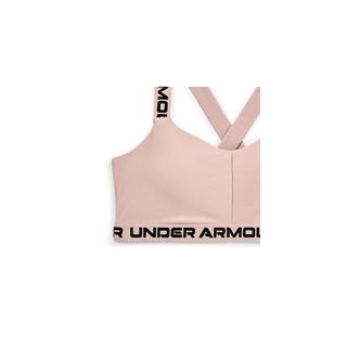安德玛 UNDER ARMOUR官方UA新品 Strappy女子训练运动内衣-低强度1370896 粉红色667 L