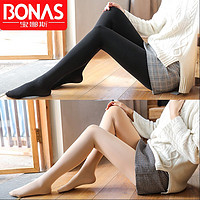 BONAS 宝娜斯 DS2100 天鹅绒光腿神器 打底裤袜 连袜裤 2双装