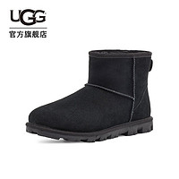 UGG秋冬女士雪地靴基础款纯色经典短筒靴1115030-3 BLK | 黑色 37