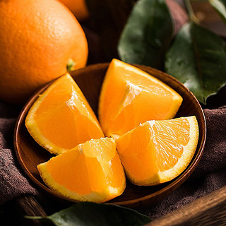 橙子 当季现摘新鲜水果 产地直发四川长红纽荷尔脐橙 净重5斤装（单果果径75mm+)