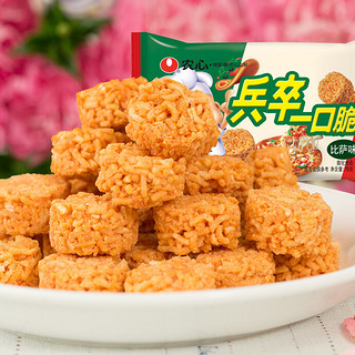 NONGSHIM 农心 欢乐时光 兵卒一口脆组合装 3口味 420g（辣味70g*2袋+咖喱味70g*2袋+披萨味70g*2袋）