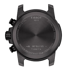 TISSOT 天梭 速敢系列 45.5毫米石英腕表 T125.617.36.051.01