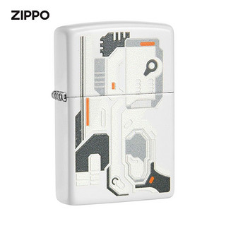 ZIPPO 之宝 Zippo)打火机  明日边界 Z星领航者-数据 白哑漆/彩印  LZE-0244 煤油防风火机