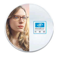 essilor 依视路 钻晶A4防蓝光1.56非球面树脂镜片2片装
