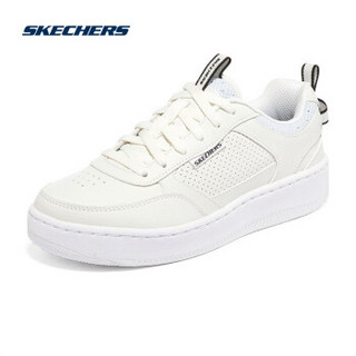 Skechers斯凯奇女时尚撞色板鞋运动鞋149917 WHT白色 36.5