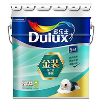 PLUS会员：Dulux 多乐士 A8151 金装五合一净味内墙乳胶漆 18L