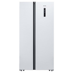 SIEMENS 西门子 502升 变频风冷无霜冰箱双开门对开门冰箱 超薄简约 白色 BCD-502W(KA50NE20TI)