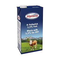 Alpiland 艾歌德 高钙全脂牛奶 1L*12盒
