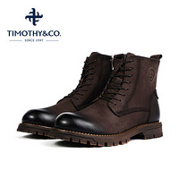 TIMOTHY&CO. 迪迈奇 男士加绒马丁靴 TMX15086
