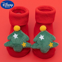 Disney 迪士尼 圣诞婴儿纯棉地板袜