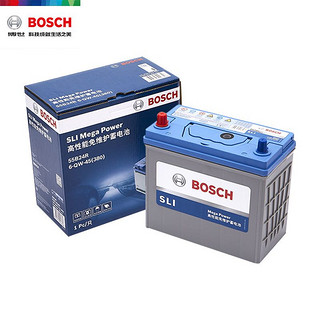 BOSCH 博世 汽车电瓶蓄电池免维护55B24R 12V 一汽森雅S80 以旧换新 上门安装