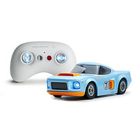 野蛮娃娃 儿童玩具车rc专业漂移5岁男孩高速比例遥控汽车模型 BabyBlue 霍尔遥控器版（含车前灯）