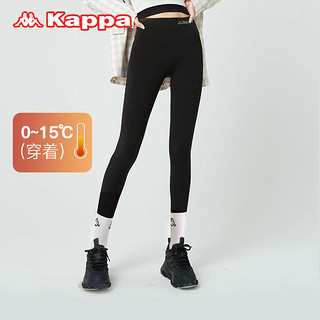 Kappa 卡帕 KP2L01 加绒高腰收腹提臀打底裤