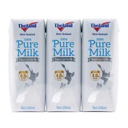 Theland 纽仕兰 低脂纯牛奶 250ml*3盒