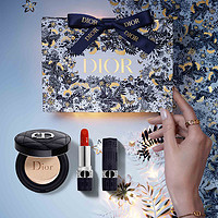 Dior 迪奥 传奇锁妆礼盒限量版 口红999 唇膏 锁妆气垫