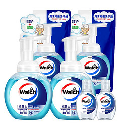 Walch 威露士 泡沫洗手液1.24L/套家庭装300ml*2瓶+300ml*2袋+免洗40ml