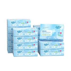 CoRou 可心柔 COROU/可心柔保湿婴儿柔纸巾120抽16包家庭量贩装