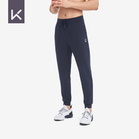 Keep运动长裤训练跑步健身服通勤束脚裤秋冬卫裤男士12764 黑色 M
