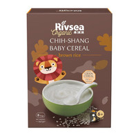 禾泱泱rivsea 婴幼儿米糊 高营养 易吸收 有机糙米粉160g (6月+)