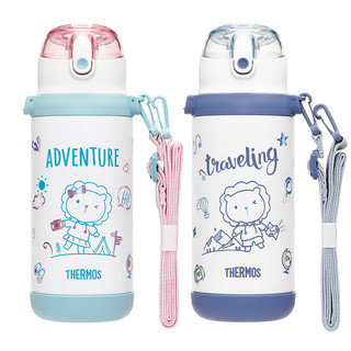 THERMOS/膳魔师儿童保温杯宝宝吸管杯小学生双盖大容量水新品