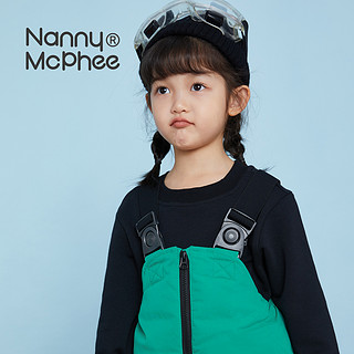 NANNY GOOSE 保姆鹅 保姆麦克菲 儿童羽绒背带裤三防羽绒服耐污羽绒裤加厚冬装连身裤