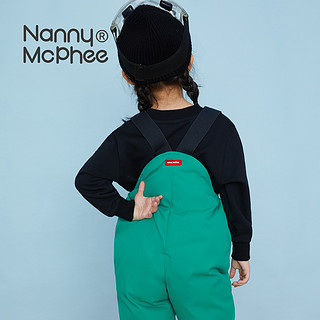 NANNY GOOSE 保姆鹅 保姆麦克菲 儿童羽绒背带裤三防羽绒服耐污羽绒裤加厚冬装连身裤