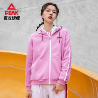 PEAK 匹克 官网卫衣女2023春夏开衫连帽宽松新款运动服时尚休闲长袖上衣