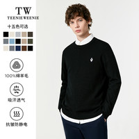 TeenieWeenie小熊男装2021年冬季新款半高领羊毛针织衫高领毛衣