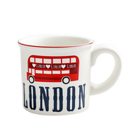 咖世家咖啡 英国COSTA陶瓷马克杯蓝色/奶白色355ml英伦杯子办公室水杯牛奶杯