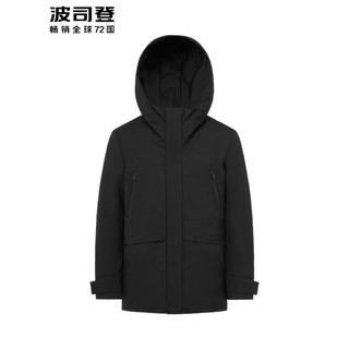 波司登outlets奥莱新款鹅绒轻运动休闲连帽男中款羽绒服B90141805